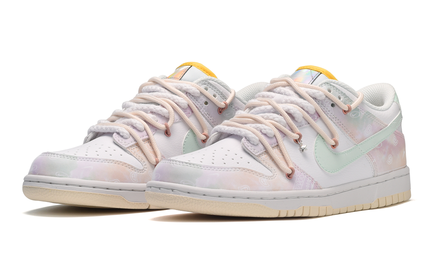 [Custom Shoes] (W) Nike Dunk Low 'Colorful Dream - Pink Paisley' 圖 3