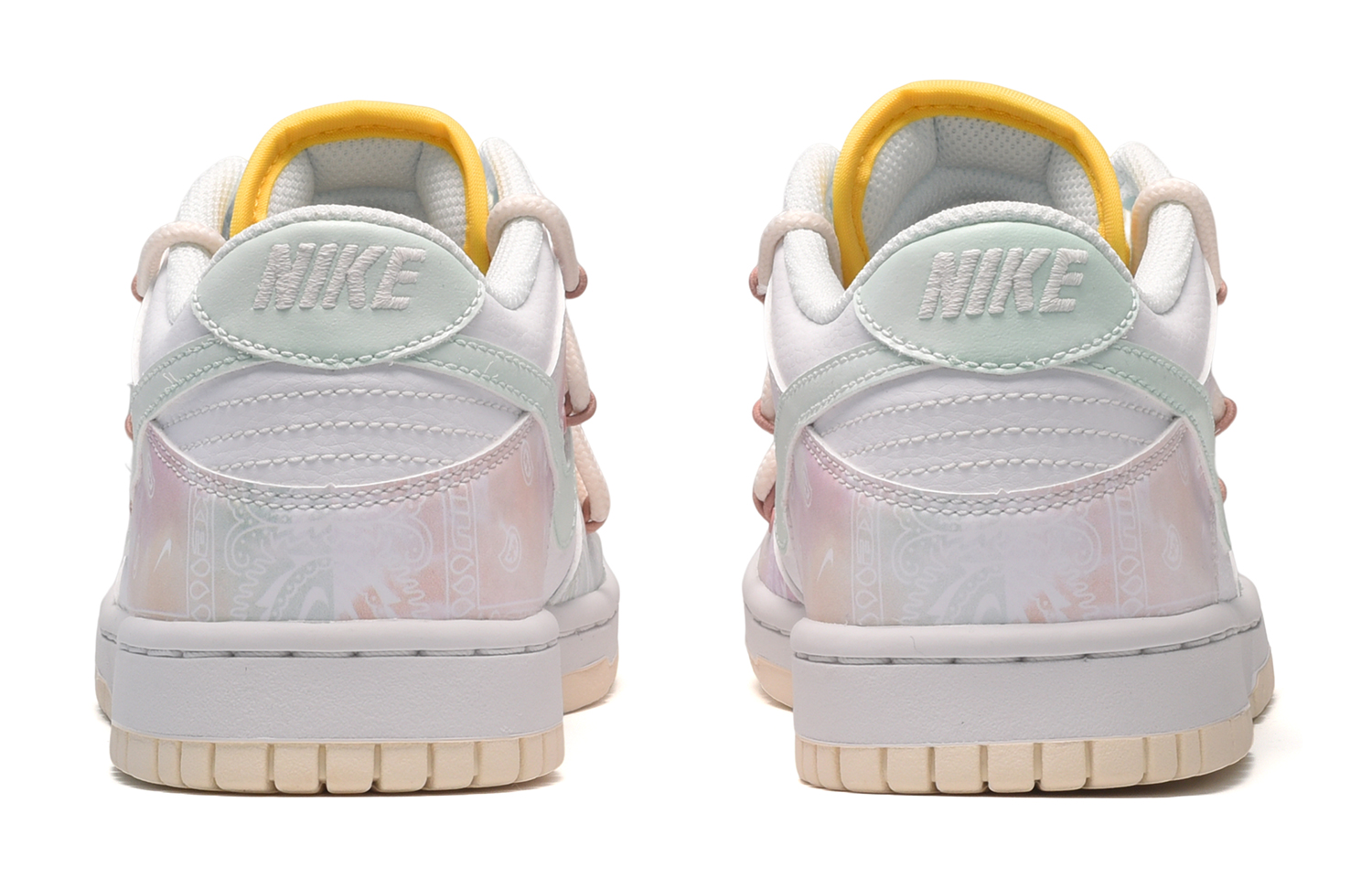 [Custom Shoes] (W) Nike Dunk Low 'Colorful Dream - Pink Paisley' 圖 4