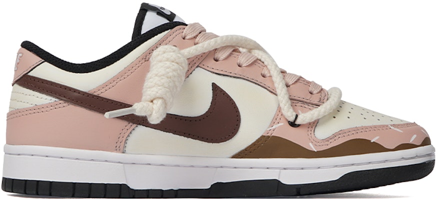 (W) 【カスタムシューズ】(女性用) ナイキ ダンク ロー 'クッキー' DD1503-101(Team拾柒-女款低帮碎曲奇板鞋粉白) Order (W) 【カスタムシューズ】(女性用) ナイキ ダンク ロー 'クッキー' DD1503-101(Team拾柒-女款低帮碎曲奇板鞋粉白)