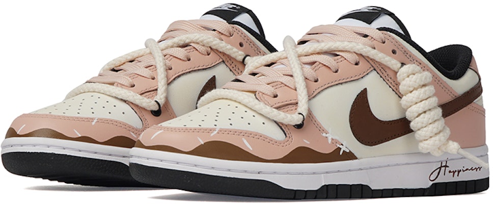 (W) 【カスタムシューズ】(女性用) ナイキ ダンク ロー 'クッキー' DD1503-101(Team拾柒-女款低帮碎曲奇板鞋粉白) Lookbook (W) 【カスタムシューズ】(女性用) ナイキ ダンク ロー 'クッキー' DD1503-101(Team拾柒-女款低帮碎曲奇板鞋粉白)