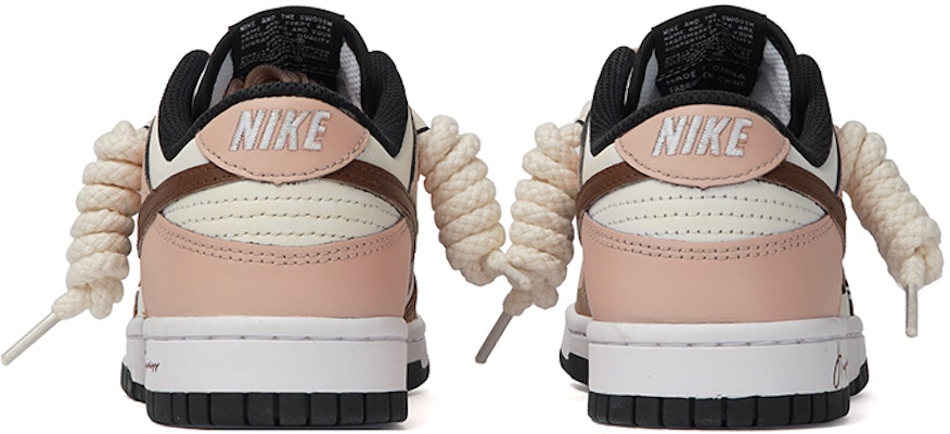 (W) 【カスタムシューズ】(女性用) ナイキ ダンク ロー 'クッキー' DD1503-101(Team拾柒-女款低帮碎曲奇板鞋粉白) Shop (W) 【カスタムシューズ】(女性用) ナイキ ダンク ロー 'クッキー' DD1503-101(Team拾柒-女款低帮碎曲奇板鞋粉白)