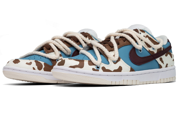 Lookbook (W) [Shoes Custom] Nike Dunk Low 'Cowboy Sky' Sepatu Pria DD1503-121(Team24-女款牛仔奶牛)
