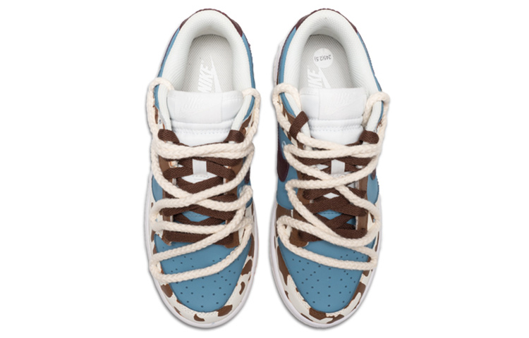 Shop (W) [Shoes Custom] Nike Dunk Low 'Cowboy Sky' Sepatu Pria DD1503-121(Team24-女款牛仔奶牛)