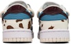 Purchase 【定制球鞋】Nike Dunk Low White Sail 奶牛 西部牛仔 藍天白雲 低幫 板鞋 女款 棕藍紅