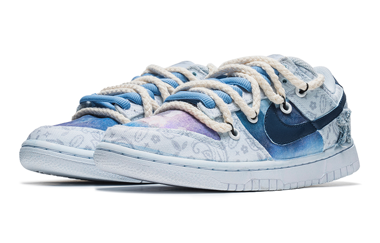 Lookbook (W) ナイキ ダンク カスタム "クレーンデニム" (Crane Denim) DJ9955-100(TeamB-女款腰果花白蓝)