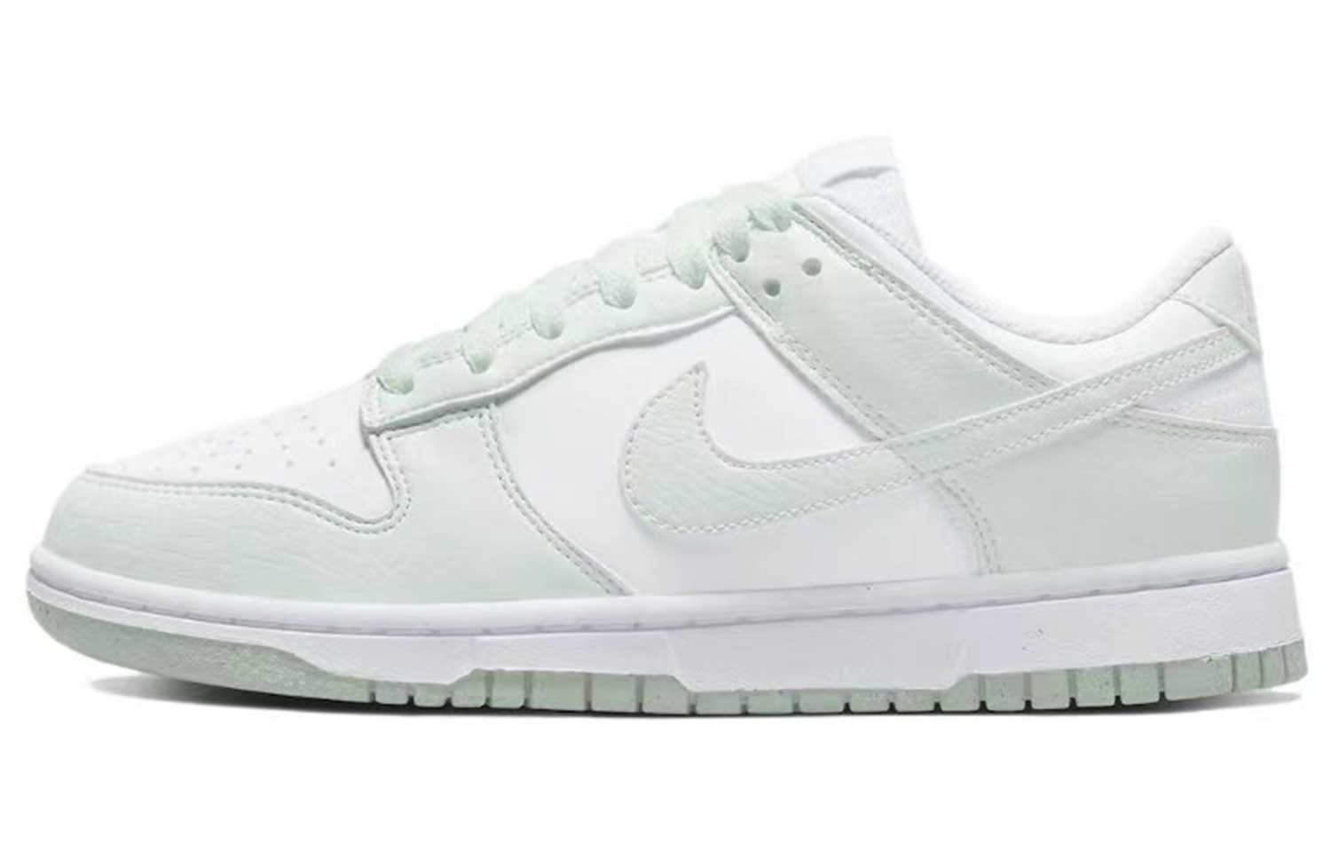 Sizing (W) [Kasut Custom] Nike Dunk Low 'Krim Gelembung Mutiara Wanita' DN1431-102(TeamE-女款奶油气泡白绿)