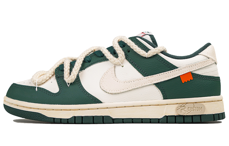 [Custom Shoes] (W) Nike Dunk Low 'Cream Forest'