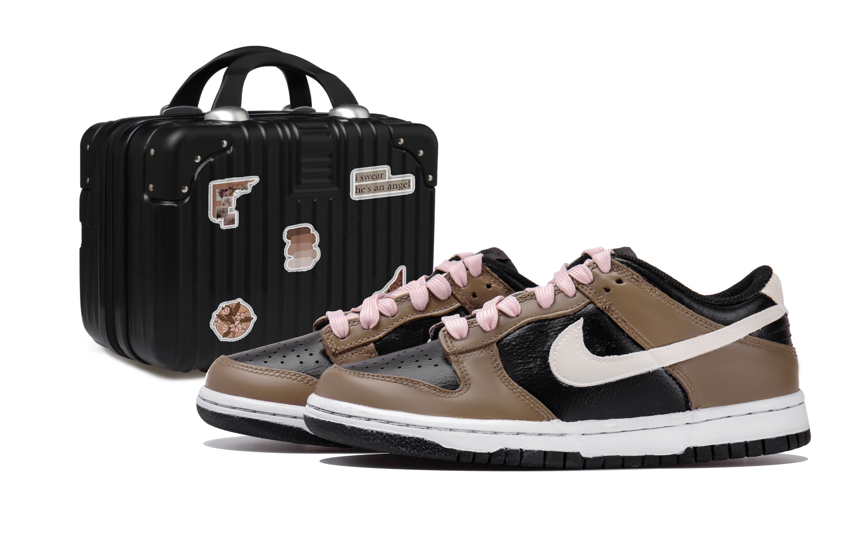 Buy (W) [定制鞋款] 耐克Dunk低帮 '奶油摩卡' CW1590-100(Team拾玖-奶油摩卡S-BOX）