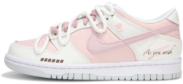 custom-shoes-women-nike-dunk-low-cream-tulip