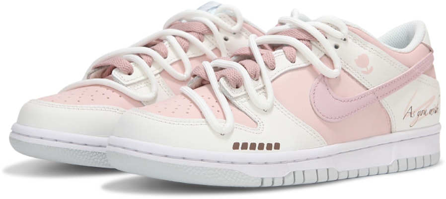 (W) 【定制鞋款】Nike Dunk Low '奶油郁金香' DH9765-102(Team24-女款奶油郁金香) Lookbook (W) 【定制鞋款】Nike Dunk Low '奶油郁金香' DH9765-102(Team24-女款奶油郁金香)