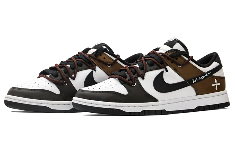 Lookbook (W) [定制鞋] 耐克Dunk Low '十字森林涂鸦' DD1503-101(Team34-棕色擦擦乐女)