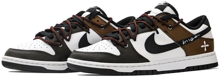 (W) 나이키 덩크 로우 '크로스 숲 그래피티' (커스텀) DD1503-101(Team34-棕色擦擦乐女) Lookbook (W) 나이키 덩크 로우 '크로스 숲 그래피티' (커스텀) DD1503-101(Team34-棕色擦擦乐女)