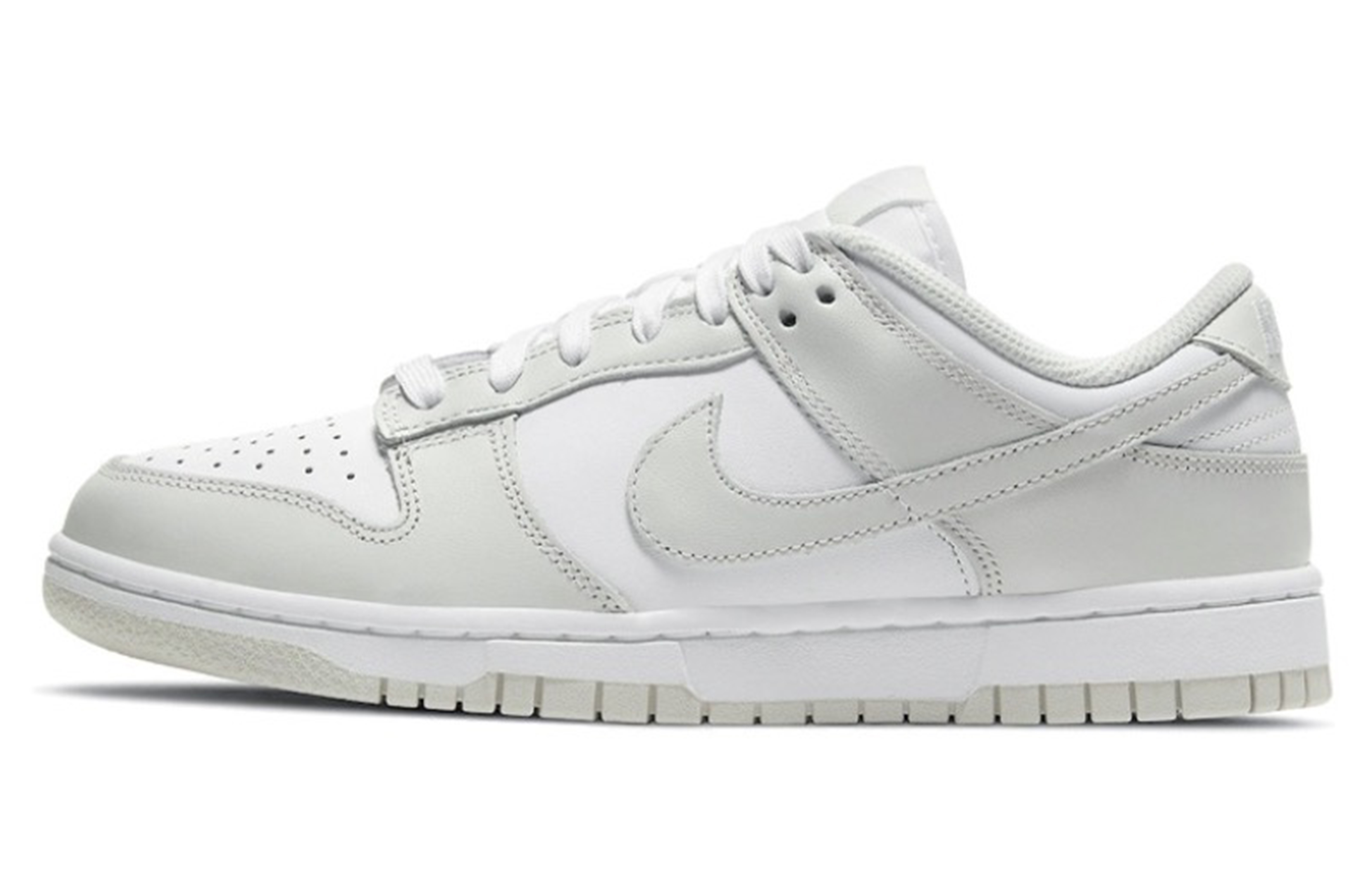 Sizing (W) [Sepatu Kustom] Nike Dunk Low 'Crystal Patchwork Abu-Putih' DD1503-103(TeamK-爱意闪耀)