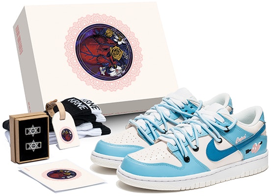 custom-shoes-women-nike-dunk-low-cupid-s-arrow-white-blue