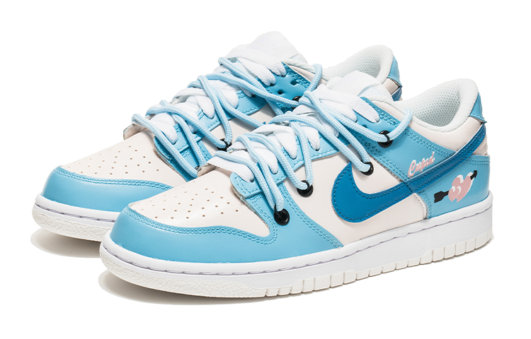 Shop (W) [定制鞋款] 耐克Dunk Low '丘比特之箭 白蓝' DH9765-100(TeamB-情人节女款白蓝Q-BOX)