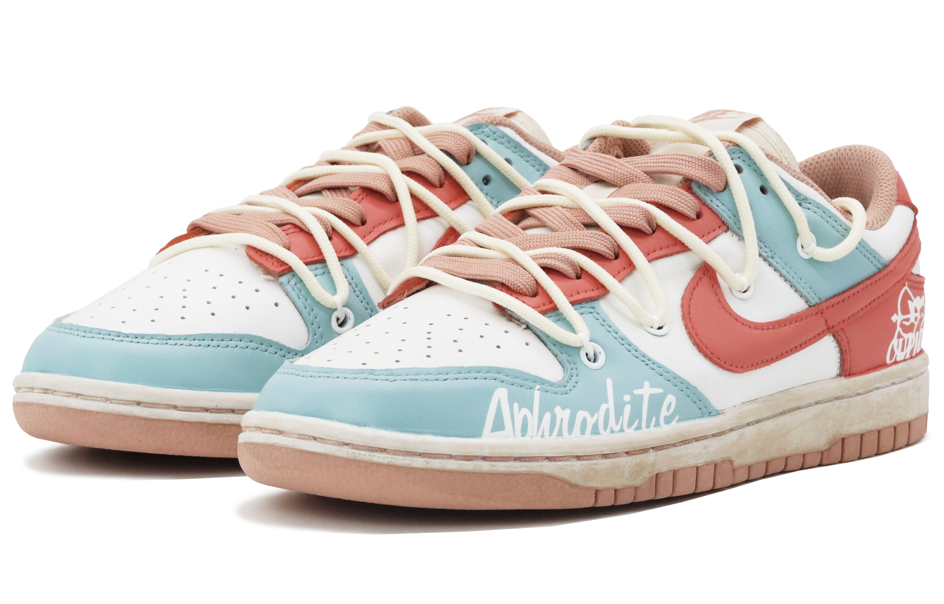 Lookbook (W) [定制鞋] 耐克Dunk Low '丘比特情人节' DD1503-118(Team52-薄荷玫瑰女)