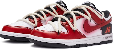 【定製球鞋】Nike Dunk Low BIGNIU 解構 手繪噴畫 低筒 板鞋 女款 黑白紅 Lookbook 【定製球鞋】Nike Dunk Low BIGNIU 解構 手繪噴畫 低筒 板鞋 女款 黑白紅