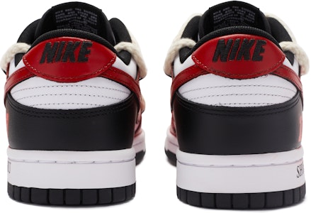 【定製球鞋】Nike Dunk Low BIGNIU 解構 手繪噴畫 低筒 板鞋 女款 黑白紅 Shop 【定製球鞋】Nike Dunk Low BIGNIU 解構 手繪噴畫 低筒 板鞋 女款 黑白紅