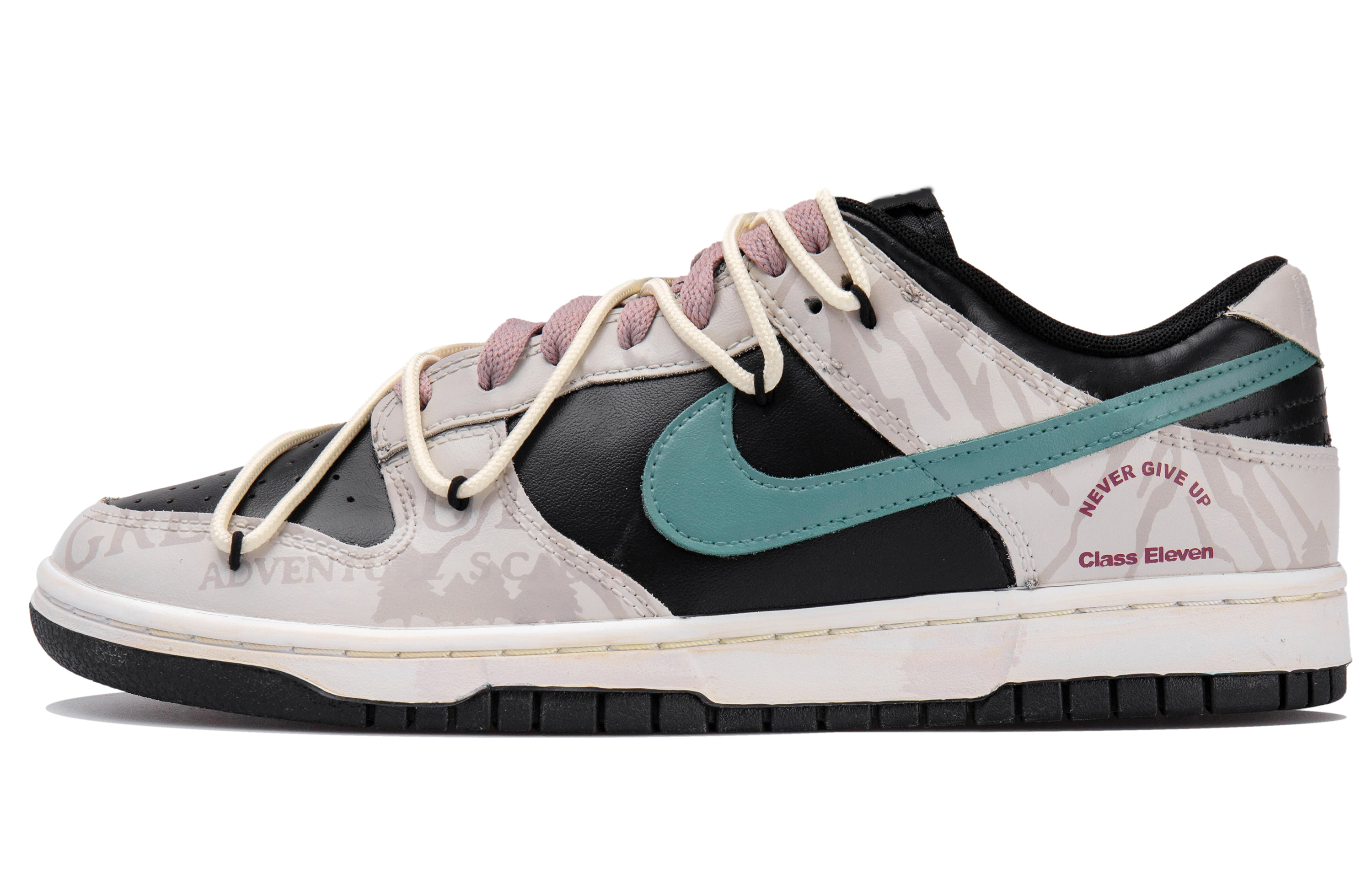 Order (W) 나이키 덩크 로우 '커스텀 티파니 그린 빈티지 그래피티' (shortened: 커스텀 덩크 티파니 그린 그래피티) CW1590-100(Team拾玖-俊朗跿峰S-BOX）