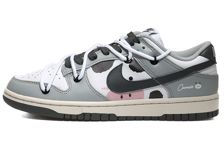 Buy (W) 나이키 덩크 로우 '귀여운 젖소' (흰/회) DD1503-117(Team10-可爱奶牛)