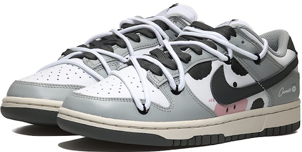 (W) 나이키 덩크 로우 '귀여운 젖소' (흰/회) DD1503-117(Team10-可爱奶牛) Lookbook (W) 나이키 덩크 로우 '귀여운 젖소' (흰/회) DD1503-117(Team10-可爱奶牛)