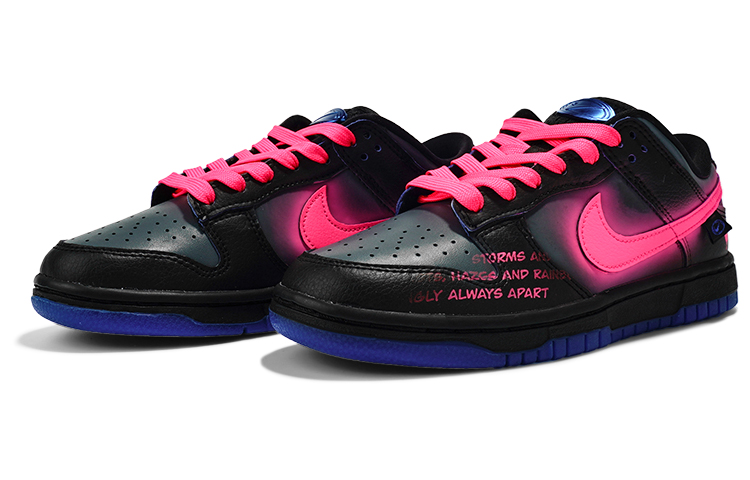 Lookbook (W) [Zapatos Personalizados] Nike Dunk Low 'Cyberpunk Neón Rosa-Negro' FB1842-001(TeamI-女款午夜霓虹L粉黑)