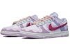 Lookbook (W) Zapatillas Nike Dunk Low 'Da Vinci Atmósfera Rosa Rayas Tigre' DD1503-001(TeamM-女款流动粉红粉红紫白)