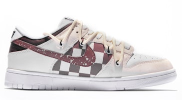 (W) 나이키 덩크 로우 '다빈치 커스텀 - 던 레드' (커스텀 슈즈) DH9765-100(TeamM-女款赤色黎明S-BOX) Order (W) 나이키 덩크 로우 '다빈치 커스텀 - 던 레드' (커스텀 슈즈) DH9765-100(TeamM-女款赤色黎明S-BOX)