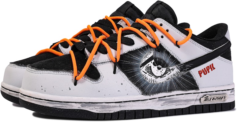 (W) 【定制鞋款】耐克Dunk低帮'达芬奇眼涂鸦黑灰' DH9765-002(TEAMM-EYE) Shop (W) 【定制鞋款】耐克Dunk低帮'达芬奇眼涂鸦黑灰' DH9765-002(TEAMM-EYE)