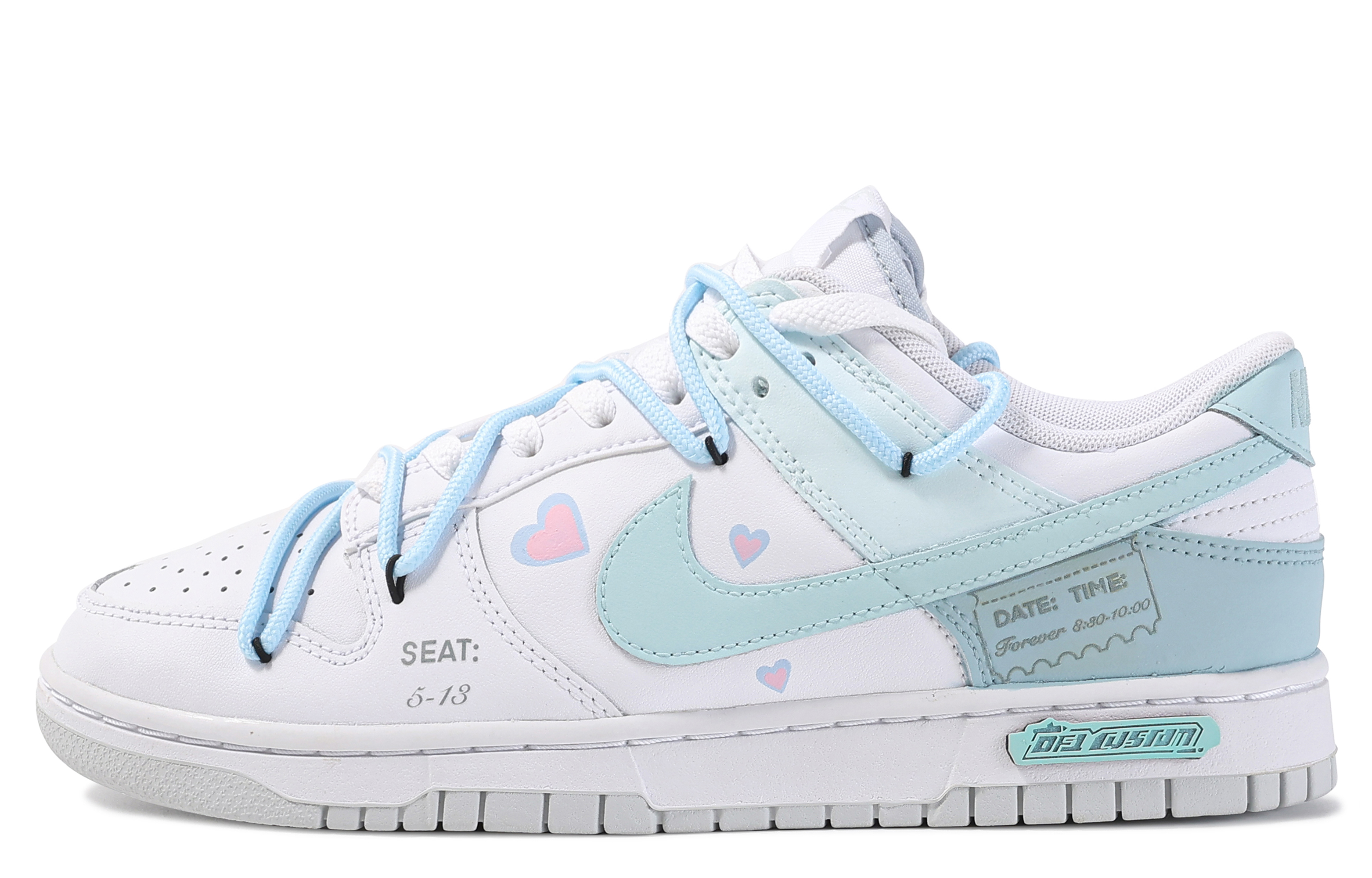 [Custom Shoes] (W) Nike Dunk Low 'Da Vinci Loveheart'