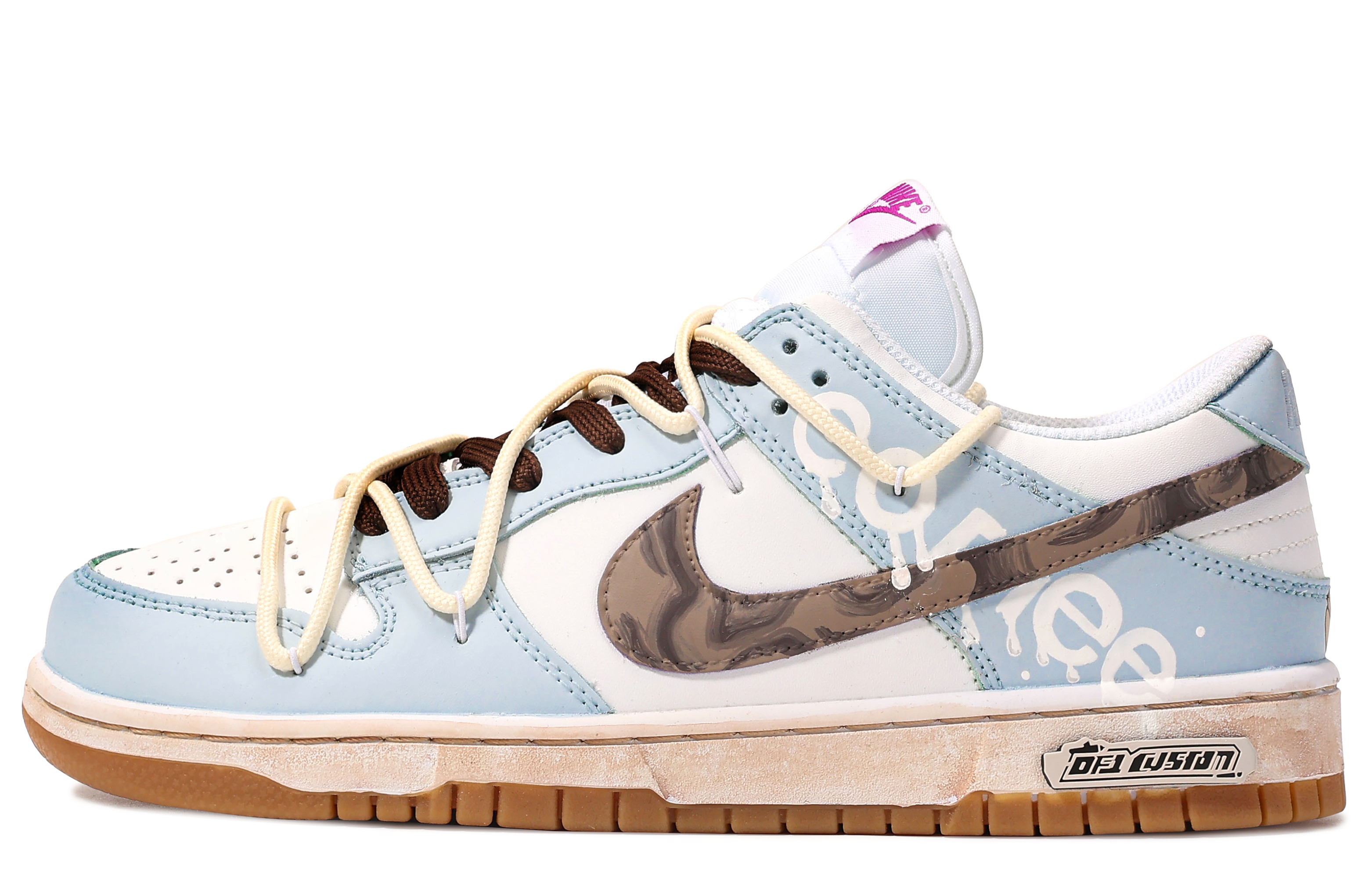 [Custom Shoes] (W) Nike Dunk Low 'Da Vinci Mint Latte'