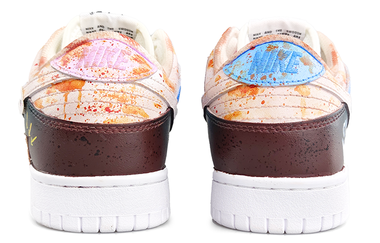 Details for (W) [Zapatillas Personalizadas] Nike Dunk Low 'Camo Punk Oscuro' DD1503-109（Team13-鸳鸯涂鸦1E)