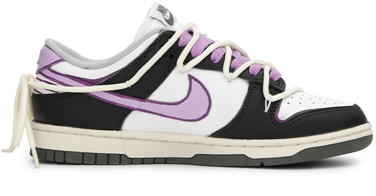 【定制球鞋】Nike Dunk Low 怪誕紫巫 暗黑 低筒 休閒鞋 女款 黑紫 Order 【定制球鞋】Nike Dunk Low 怪誕紫巫 暗黑 低筒 休閒鞋 女款 黑紫