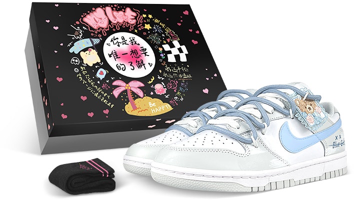 (W) 【定制鞋款】耐克Dunk Low「解构花卉熊」 DD1503-103-478476 Buy (W) 【定制鞋款】耐克Dunk Low「解构花卉熊」 DD1503-103-478476