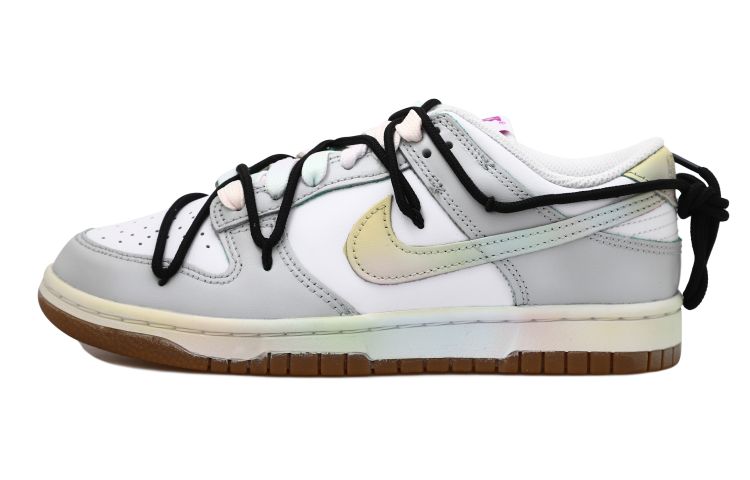 Buy (W) Sepatu Nike Dunk Low 'Deconstructed Simple Rainbow Hitam Putih Abu-abu' FD9922-151(Team拾玖-简约彩虹S-BOX）
