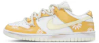 Buy 【客製化球鞋】Nike Dunk Low 解構 雛菊 情侶 春夏 塗鴉 麻繩鞋帶 低幫 板鞋 女款 白黃