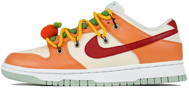 【定製球鞋】 Nike Dunk Low 玖製 解構 胡蘿蔔 果汁 清新配色 高街 復古潮流 低幫 板鞋 女款 橙綠 Buy 【定製球鞋】 Nike Dunk Low 玖製 解構 胡蘿蔔 果汁 清新配色 高街 復古潮流 低幫 板鞋 女款 橙綠