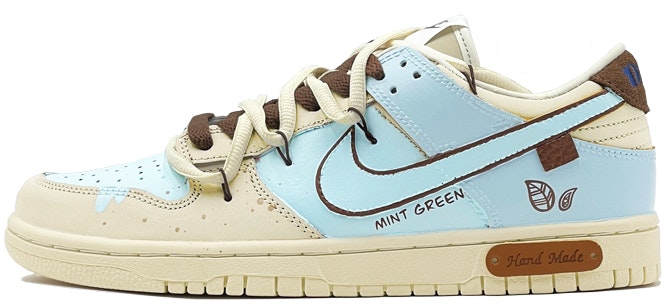 custom-shoes-women-nike-dunk-low-deconstructed-ice-mint-blue-brown