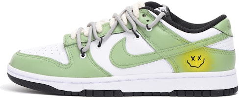 【訂製球鞋】Nike Dunk Low 解構 笑臉 高街 低筒 板鞋 女款 綠色 Buy 【訂製球鞋】Nike Dunk Low 解構 笑臉 高街 低筒 板鞋 女款 綠色