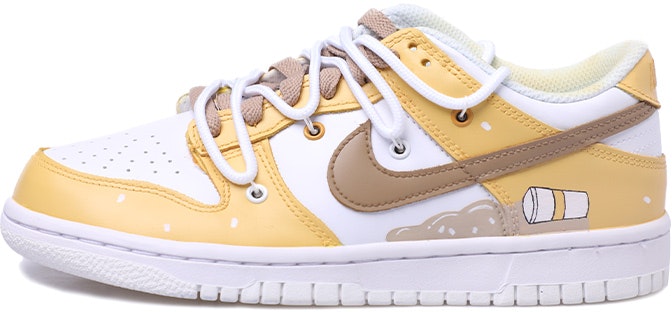 custom-shoes-women-nike-dunk-low-deconstructed-laces-pearl-milk-tea