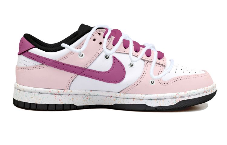 Order (W) [Kasut Custom] Nike Dunk Low 'Deconstructed Splatter Fuchsia' FD4623-131(Team拾玖-白粉三钩S-BOX)