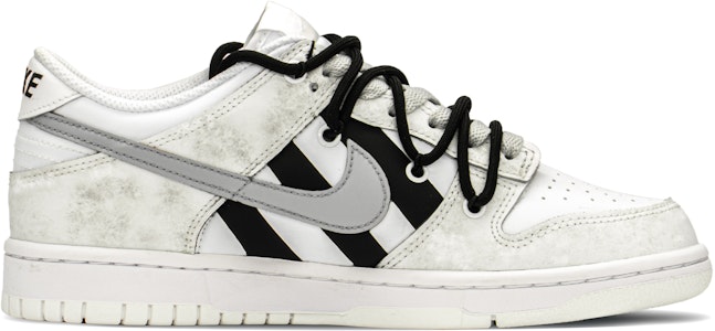 (W) カスタムシューズ(女性用)ナイキ ダンク ロー「デコンストラクテッドゼブラ」 DH9765-100(TeamA-DKL斑马白女S-BOX) Order (W) カスタムシューズ(女性用)ナイキ ダンク ロー「デコンストラクテッドゼブラ」 DH9765-100(TeamA-DKL斑马白女S-BOX)