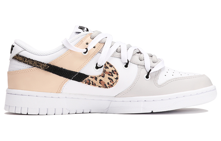 Order (W) [定制鞋] 耐克 Dunk Low '解构动物纹' DD7099-100(TeamThree-女款豹纹棕灰色)