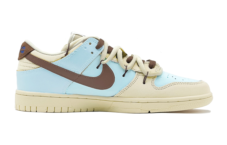 Order (W) [定制鞋] 耐克Dunk Low '解构冰薄荷-蓝棕色' DR5487-100(TeamS-香蕉蓝白涂鸦S-BOX)