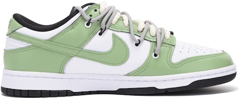 【訂製球鞋】Nike Dunk Low 解構 笑臉 高街 低筒 板鞋 女款 綠色 Order 【訂製球鞋】Nike Dunk Low 解構 笑臉 高街 低筒 板鞋 女款 綠色
