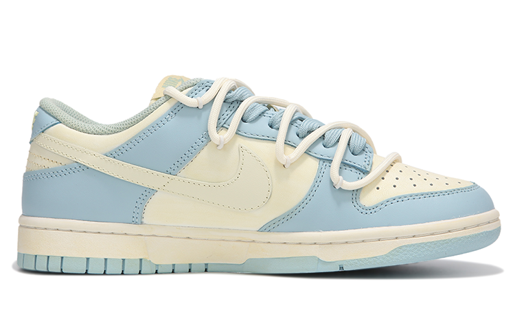 Order (W) [カスタムシューズ]（女性用）ナイキ ダンク ロー '酸化ハート スマイリー' DD1503-123(Team82-女款氧化做旧米黄蓝色）