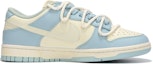 Order (W) 【定制鞋款】 耐克Dunk Low“解构氧化心形笑脸” DD1503-123(Team82-女款氧化做旧米黄蓝色)