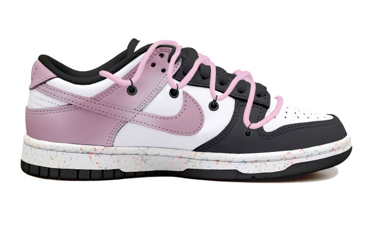 Order (W) [Sepatu Kustom] Nike Dunk Low 'Deconstructed Panda Splatter' FD4623-131(Team拾玖-黑粉三钩S-BOX)