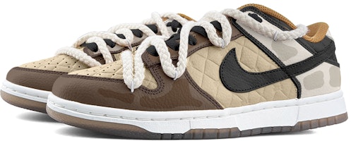 (W) カスタム Nike Dunk Low デコン "Bone Coffee" DX3374-700-458411 Lookbook (W) カスタム Nike Dunk Low デコン "Bone Coffee" DX3374-700-458411