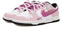Lookbook 【定製球鞋】Nike Dunk Low 解構風 潑墨 活力 三勾 低幫 板鞋 女款 玫紅